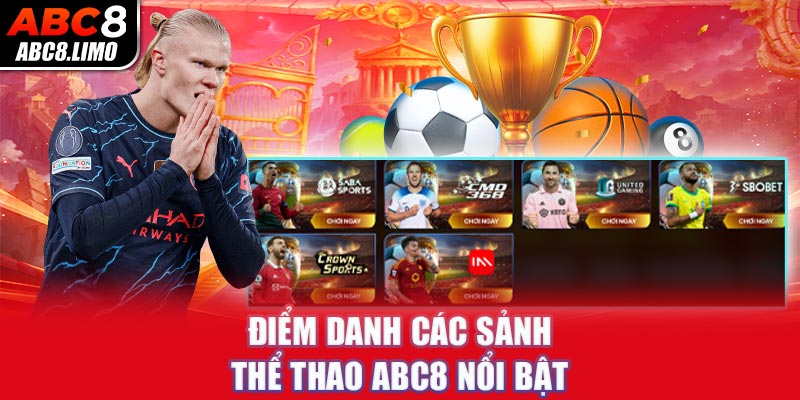 Điểm danh các sảnh thể thao ABC8 nổi bật